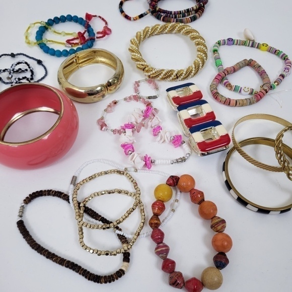 Bundle of Bangles Bracelets jewelry jewellery anklet anklets - Picture 6 of 11